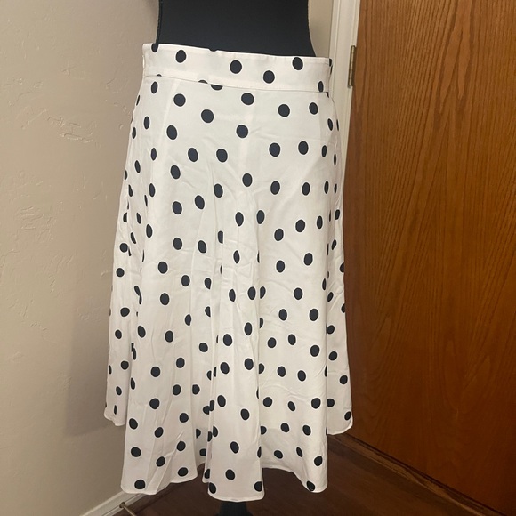 Ann Taylor Polka dot skirt - Picture 3 of 4